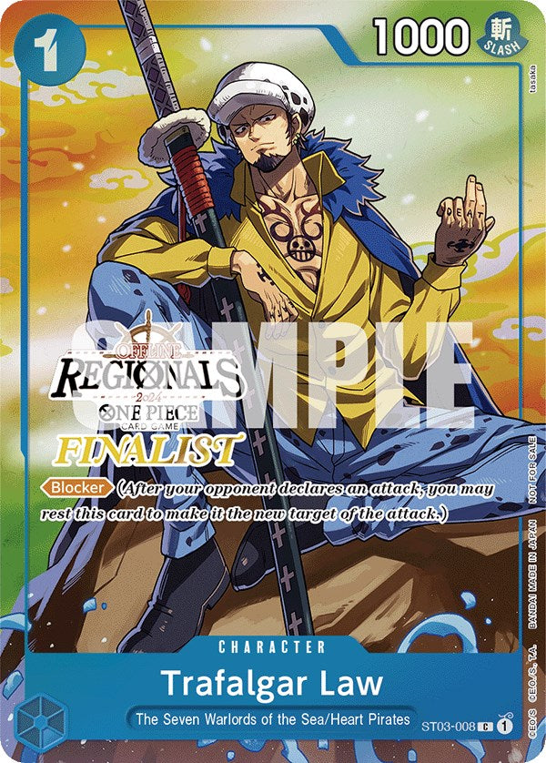 Trafalgar Law (Online Regional 2024 Vol. 2) [Finalist] [One Piece Promotion Cards]