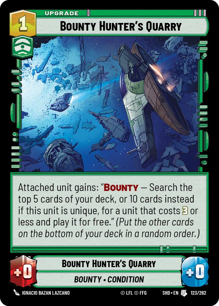 Bounty Hunter's Quarry (123/262) [Shadows of the Galaxy]