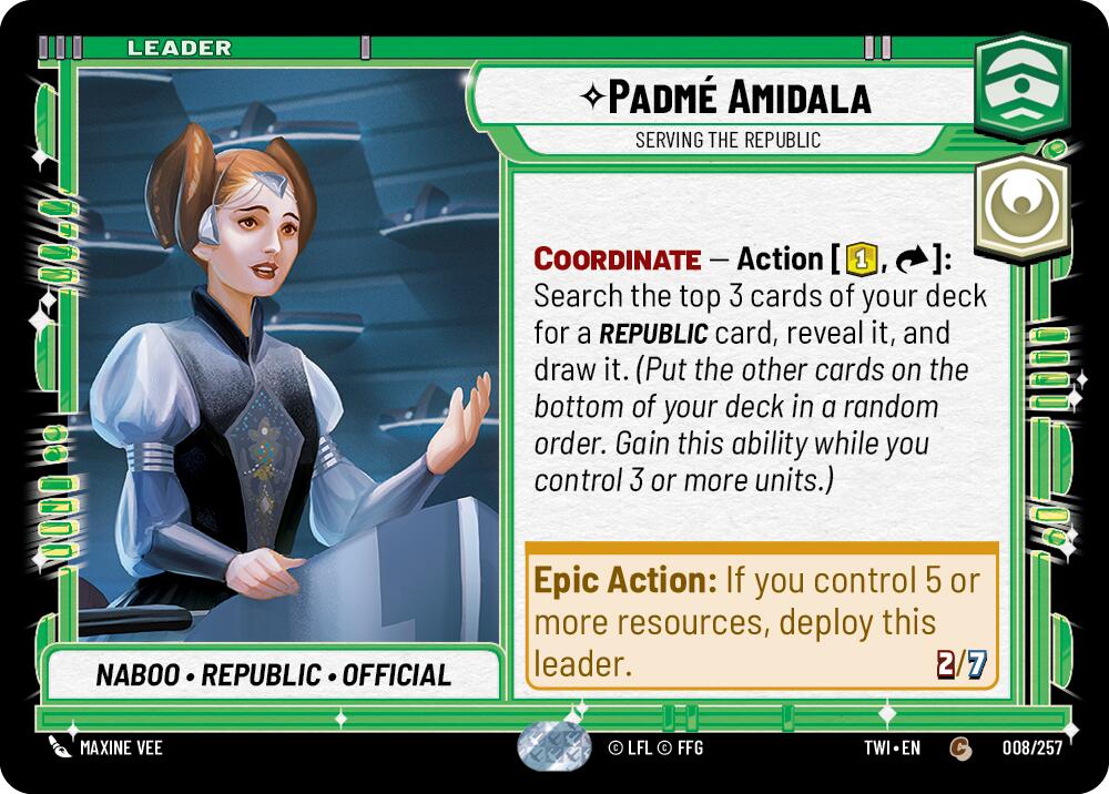 Padme Amidala - Serving the Republic (008/257) [Twilight of the Republic]