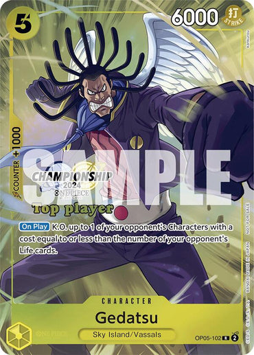 Gedatsu (Championship 2024 Top Player Pack) [One Piece Promotion Cards]