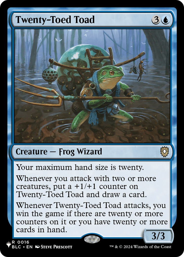 Twenty-Toed Toad [The List]