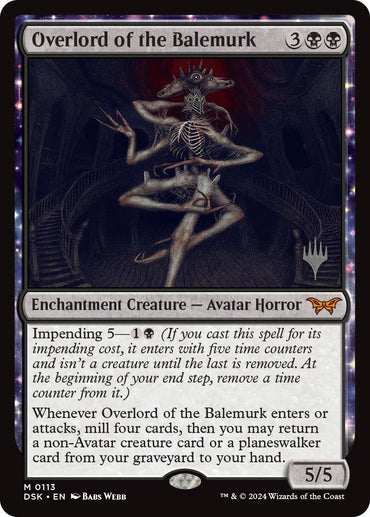 Overlord of the Balemurk (Promo Pack) [Duskmourn: House of Horror Promos]