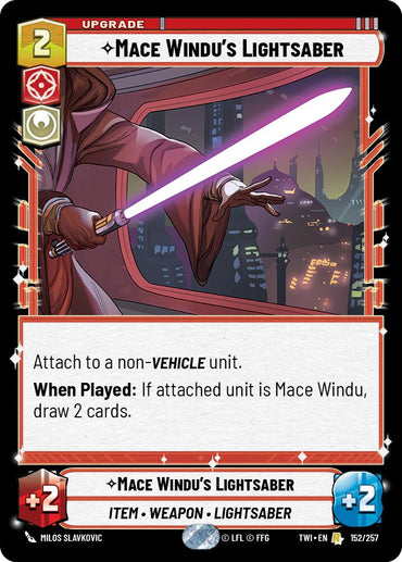 Mace Windu's Lightsaber (152/257) [Twilight of the Republic]