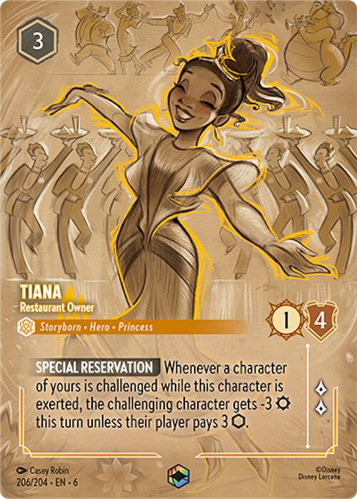 Tiana - Restaurant Owner (Enchanted) (206/204) [Azurite Sea]