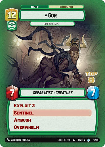 Gor - Grievous's Pet (Top 8) (17/20) [Store Showdown Promos]