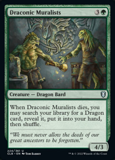 Draconic Muralists [Commander Legends: Battle for Baldur's Gate]