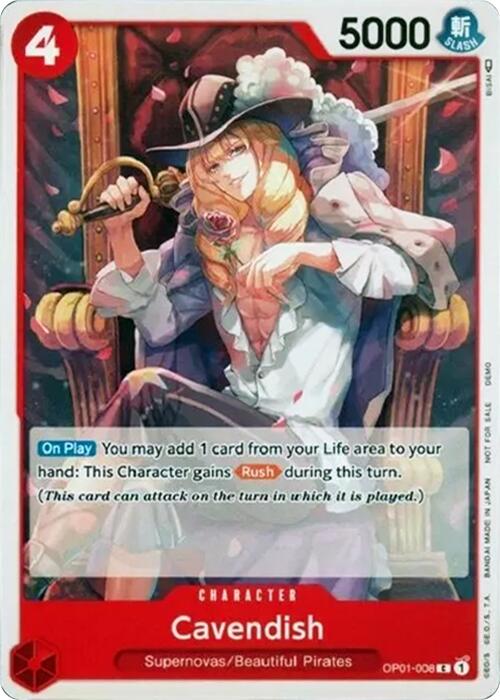 Cavendish [One Piece Demo Deck Cards]