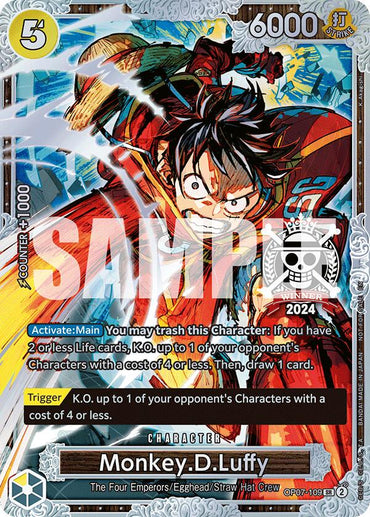 Monkey.D.Luffy (Championship 2024 World Final 2nd Place) [One Piece Promotion Cards]