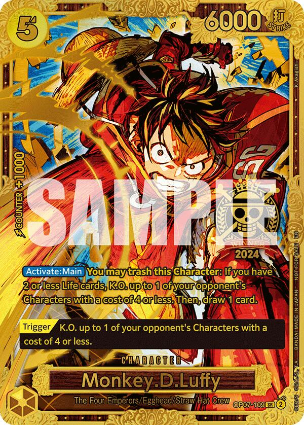 Monkey.D.Luffy (Championship 2024 World Final 1st Place) [One Piece Promotion Cards]