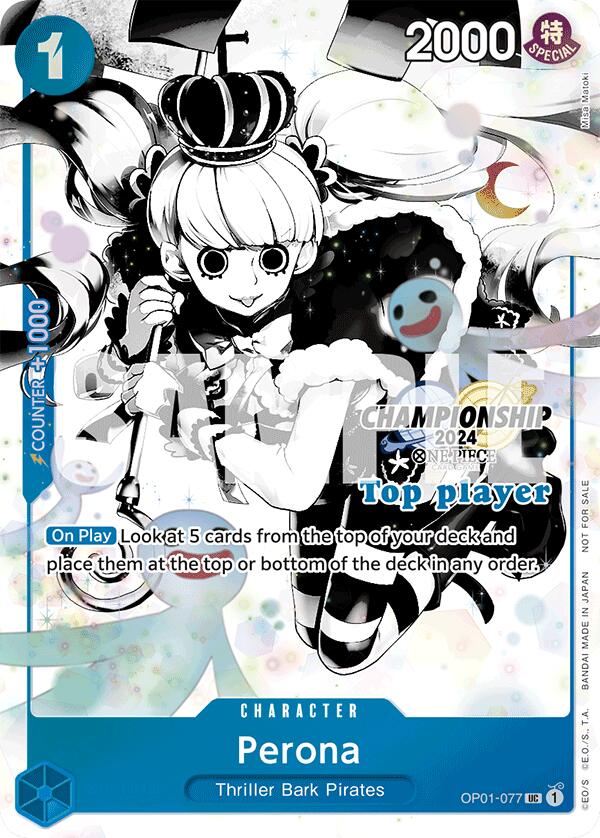 Perona (Championship 2024 Top Player Pack Vol. 2) [One Piece Promotion Cards]