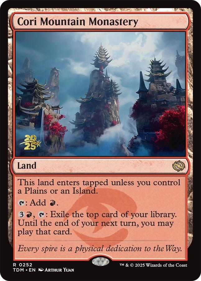 Cori Mountain Monastery [Tarkir: Dragonstorm Prerelease Promos]