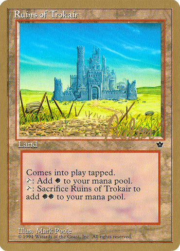 Ruins of Trokair (Preston Poulter) [Pro Tour Collector Set]