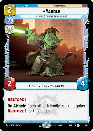 Yaddle - A Chance To Make Things Right (547) (Foil) (547) [Legends of the Force]