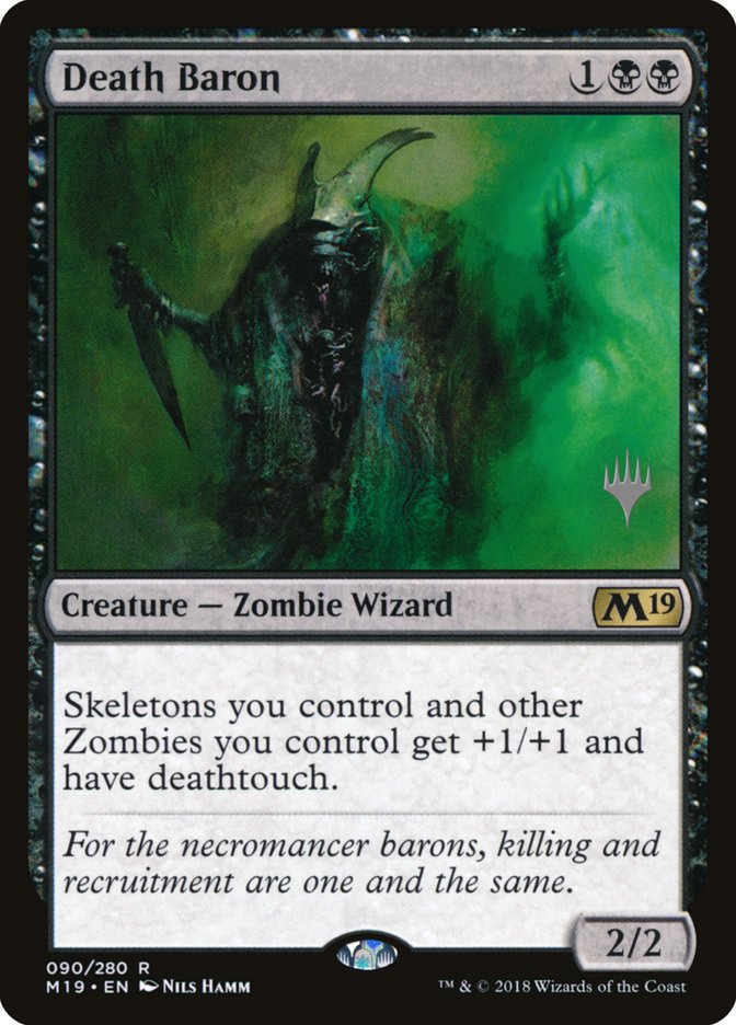 Death Baron (Promo Pack) [Core Set 2019 Promos]