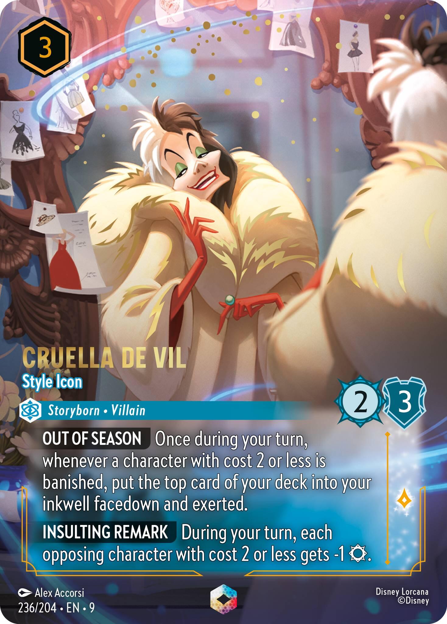 Cruella De Vil - Style Icon (Enchanted) (236/204) [Fabled]