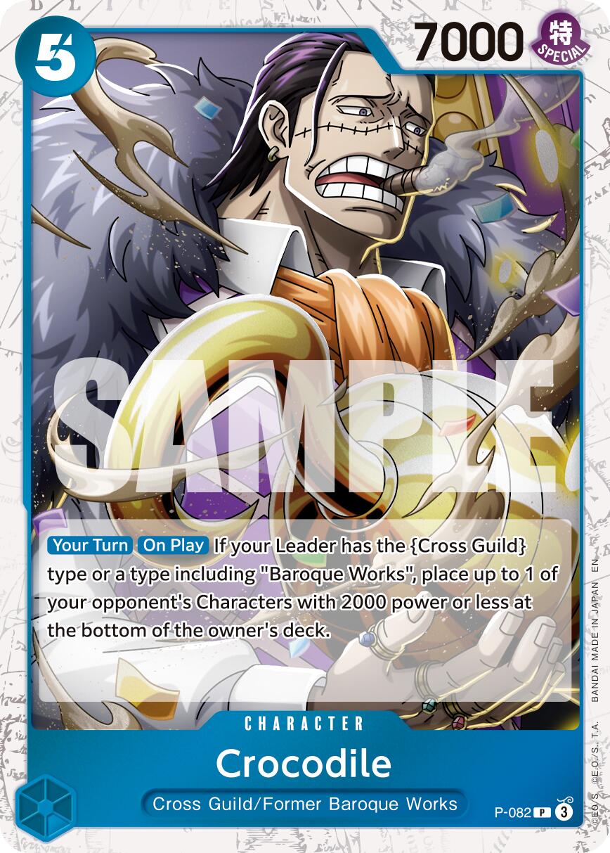 Crocodile (P-082) (Pirate Foil) [Premium Booster -The Best- Vol. 2]