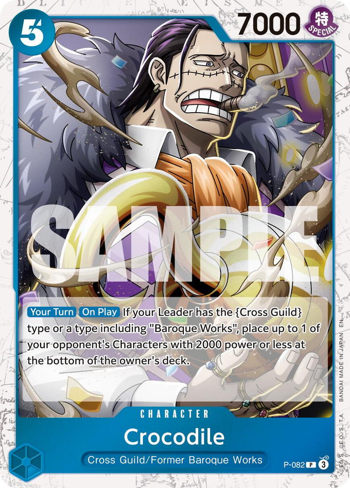 Crocodile (P-082) (Pirate Foil) [Premium Booster -The Best- Vol. 2]