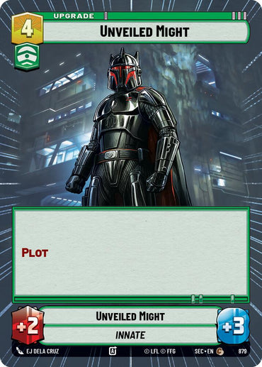 Unveiled Might (879) (Hyperspace Foil) (879) [Secrets of Power]