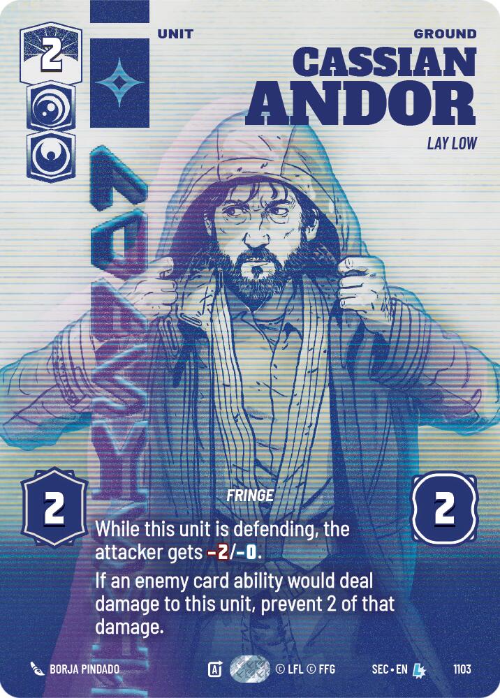 Cassian Andor - Lay Low (Prestige Foil) (1103) (1103) [Secrets of Power]
