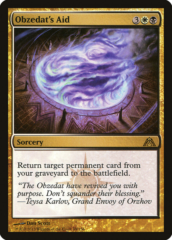 Obzedat's Aid [Dragon's Maze]