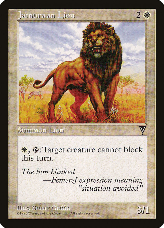 Jamuraan Lion [Visions]