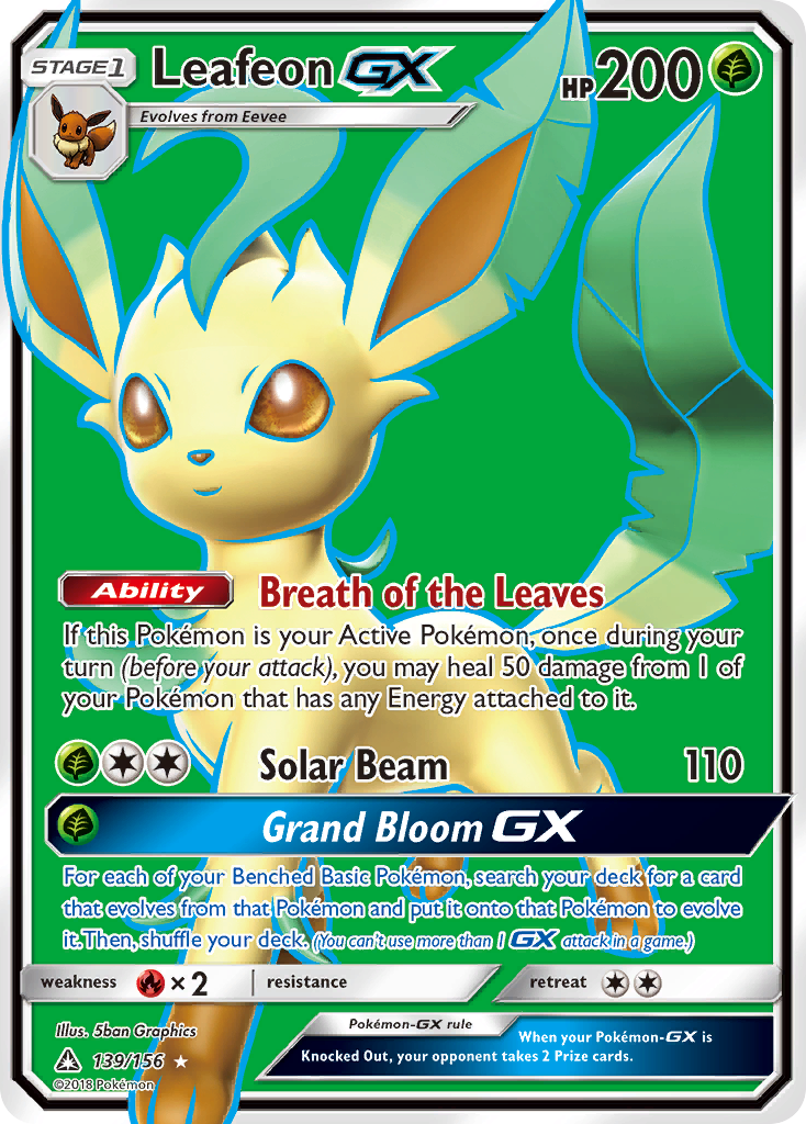 Leafeon GX (139/156) [Sun & Moon: Ultra Prism]