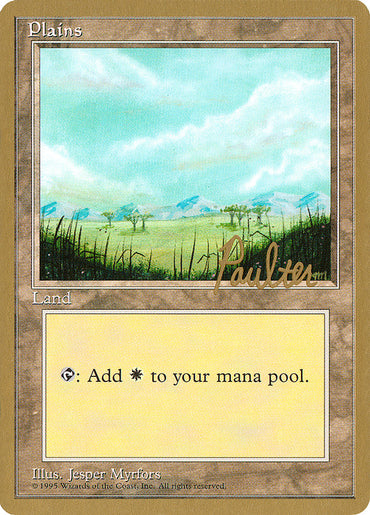 Plains (pp365) (Preston Poulter) [Pro Tour Collector Set]