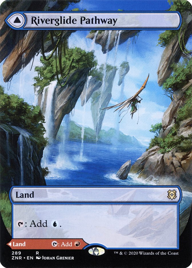 Riverglide Pathway // Lavaglide Pathway (Borderless Alternate Art) [Zendikar Rising]