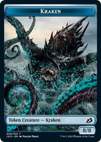 Kraken // Human Soldier (003) Double-Sided Token [Ikoria: Lair of Behemoths Tokens]