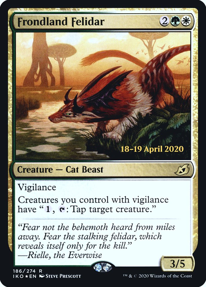 Frondland Felidar [Ikoria: Lair of Behemoths Prerelease Promos]