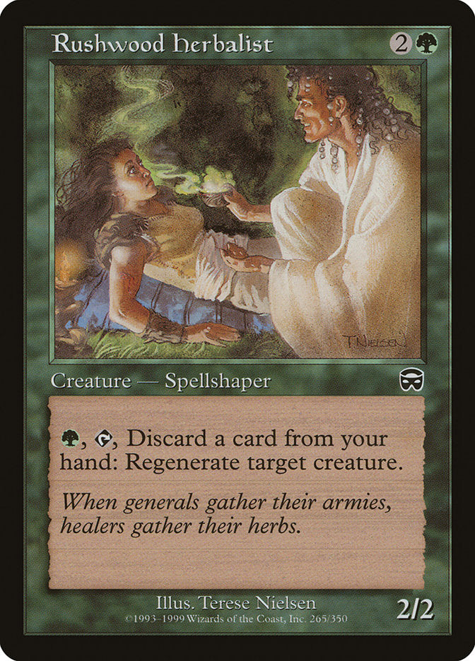 Rushwood Herbalist [Mercadian Masques]