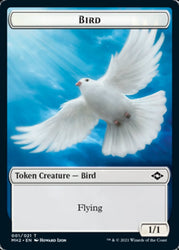 Bird // Food (17) Double-Sided Token [Modern Horizons 2 Tokens]