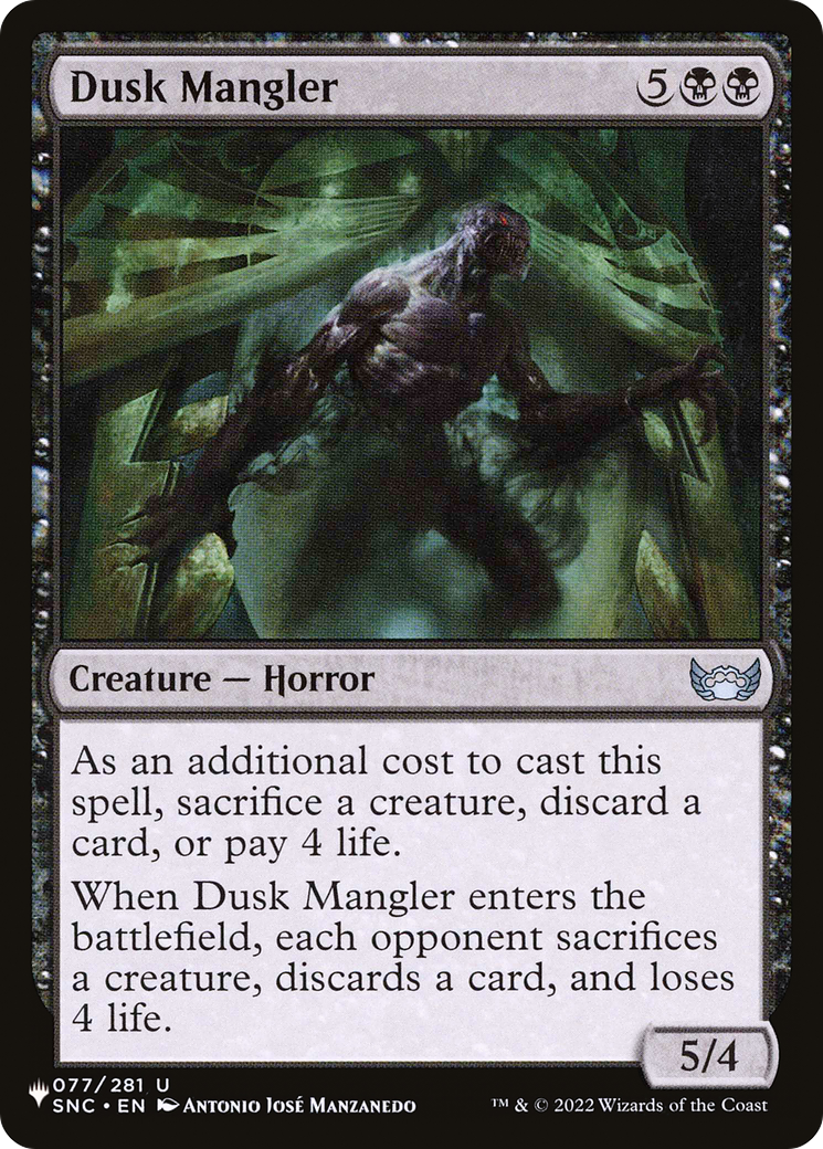 Dusk Mangler [The List]