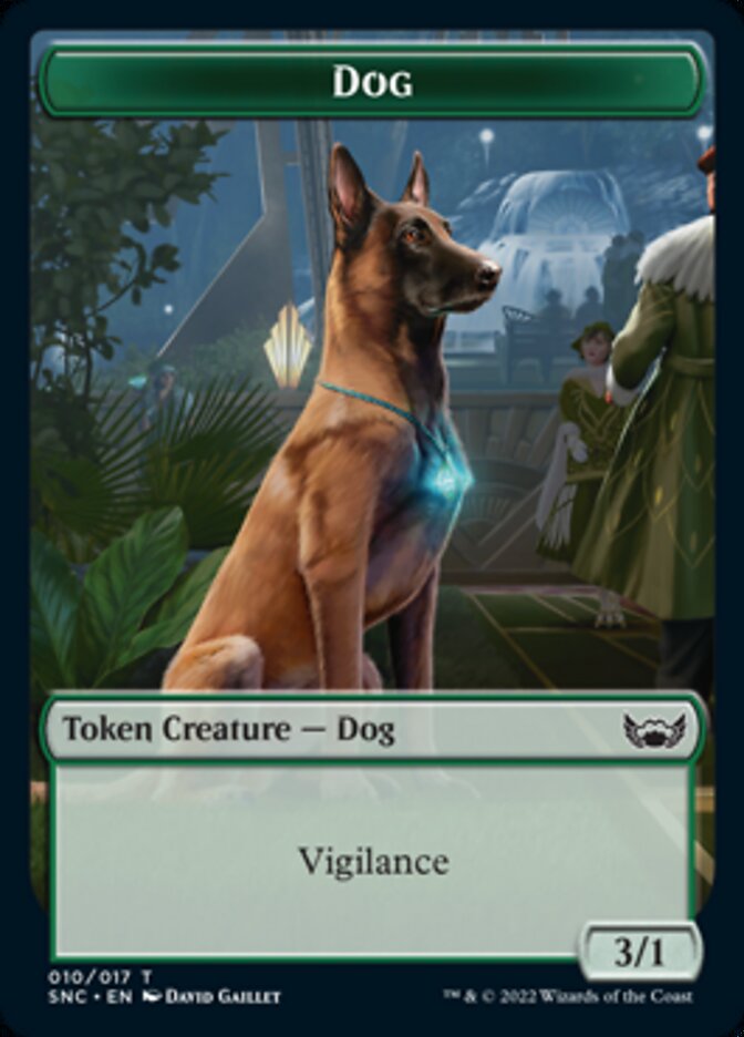 Fish // Dog Double-Sided Token [Streets of New Capenna Tokens]