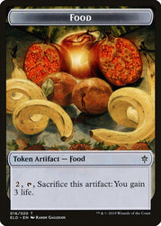 Boar // Food (16) Double-Sided Token [Throne of Eldraine Tokens]