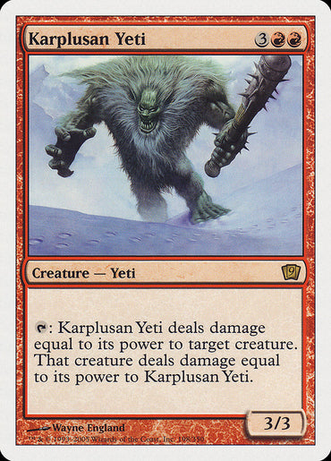 Karplusan Yeti [Ninth Edition]