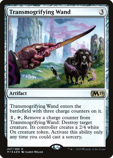 Transmogrifying Wand [Core Set 2019 Prerelease Promos]