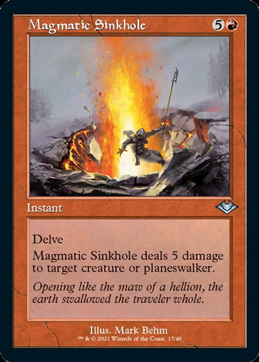 Magmatic Sinkhole (Retro Foil Etched) [Modern Horizons]