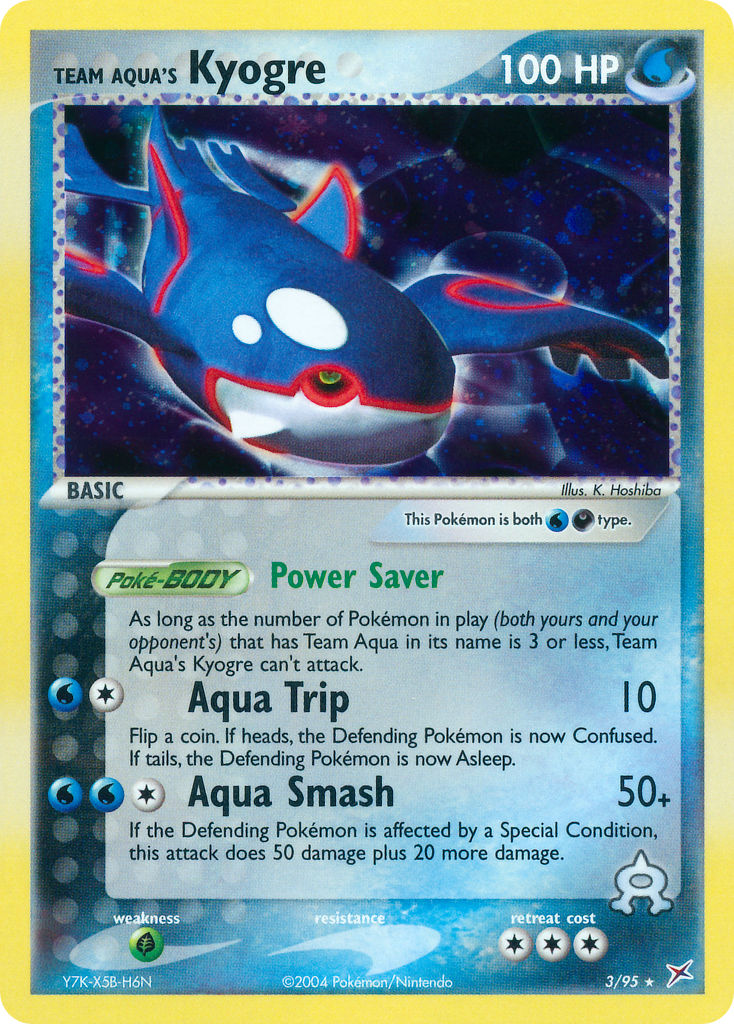 Team Aqua's Kyogre (3/95) (Theme Deck Exclusive) [EX: Team Magma vs Team Aqua]