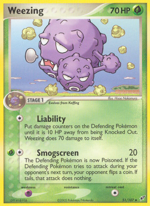 Weezing (51/107) [EX: Deoxys]