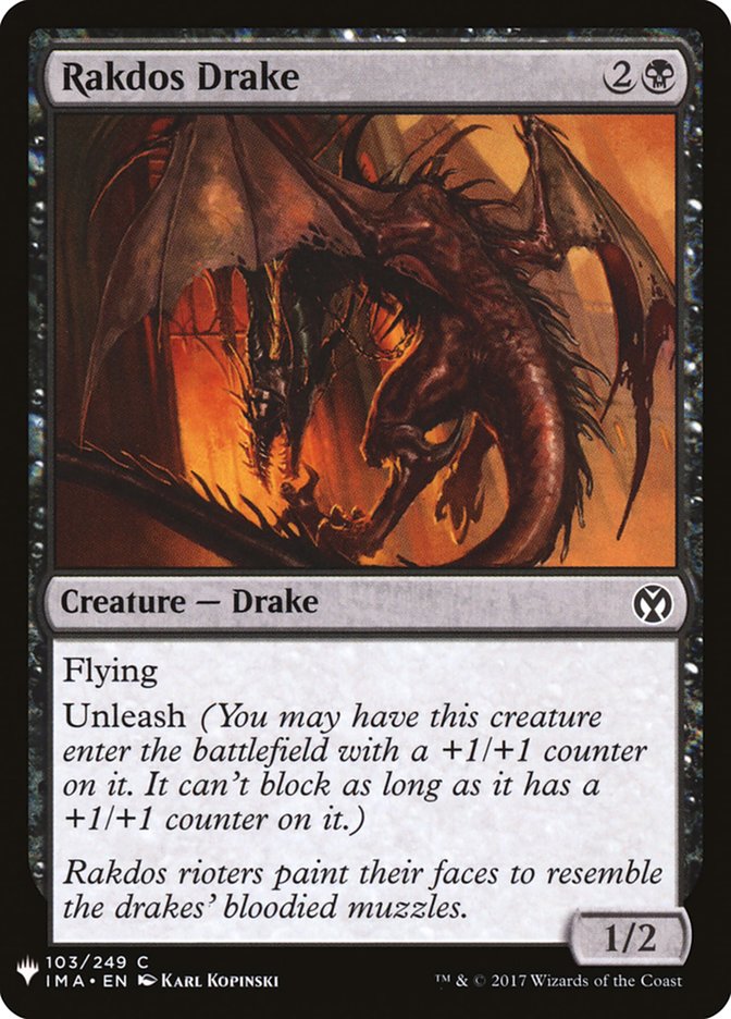 Rakdos Drake [Mystery Booster]