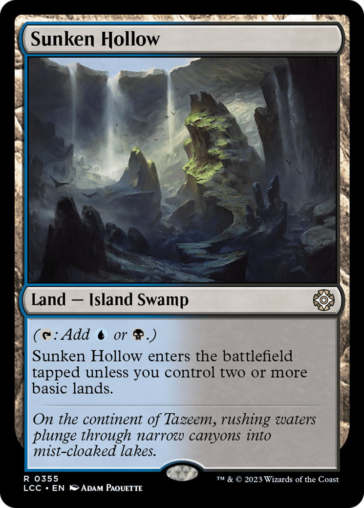 Sunken Hollow [The Lost Caverns of Ixalan Commander]