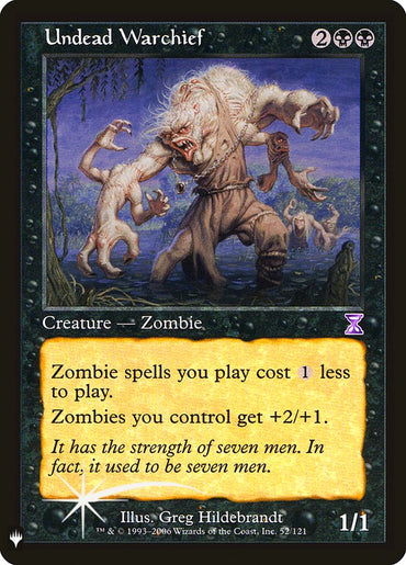 Undead Warchief [Mystery Booster]