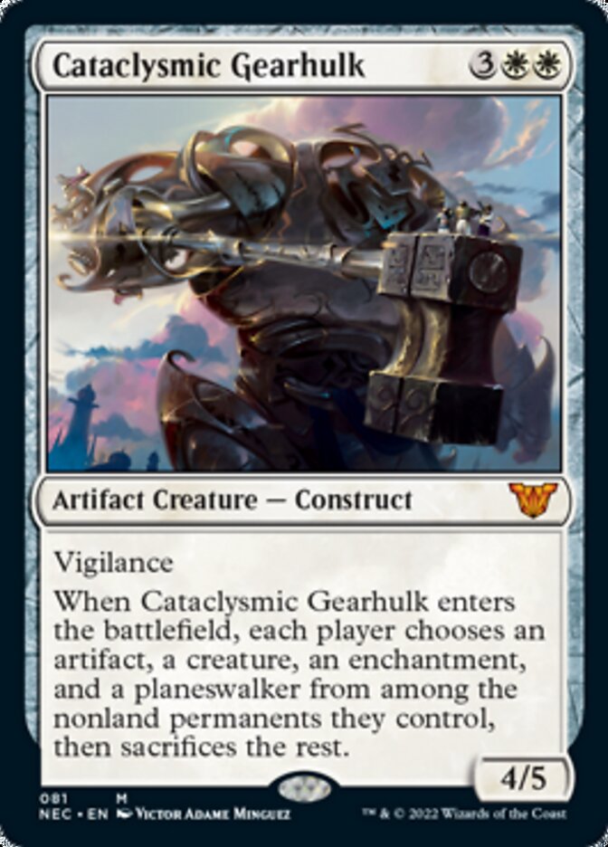 Cataclysmic Gearhulk [Kamigawa: Neon Dynasty Commander]