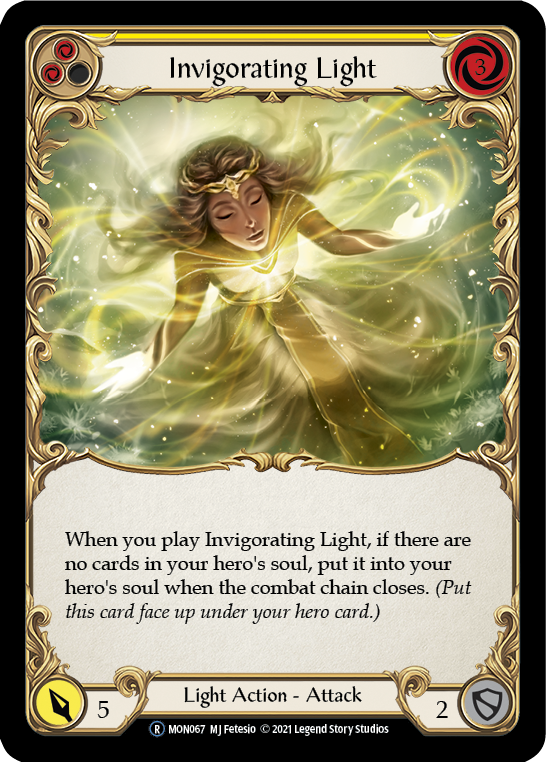 Invigorating Light (Yellow) [U-MON067] (Monarch Unlimited)  Unlimited Normal