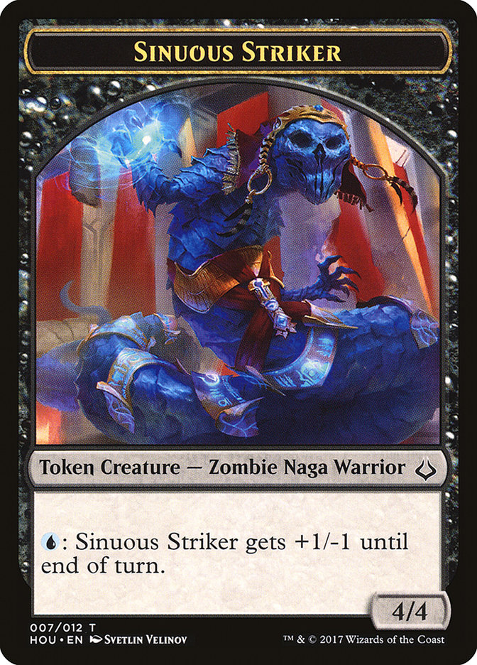 Sinuous Striker Token [Hour of Devastation Tokens]