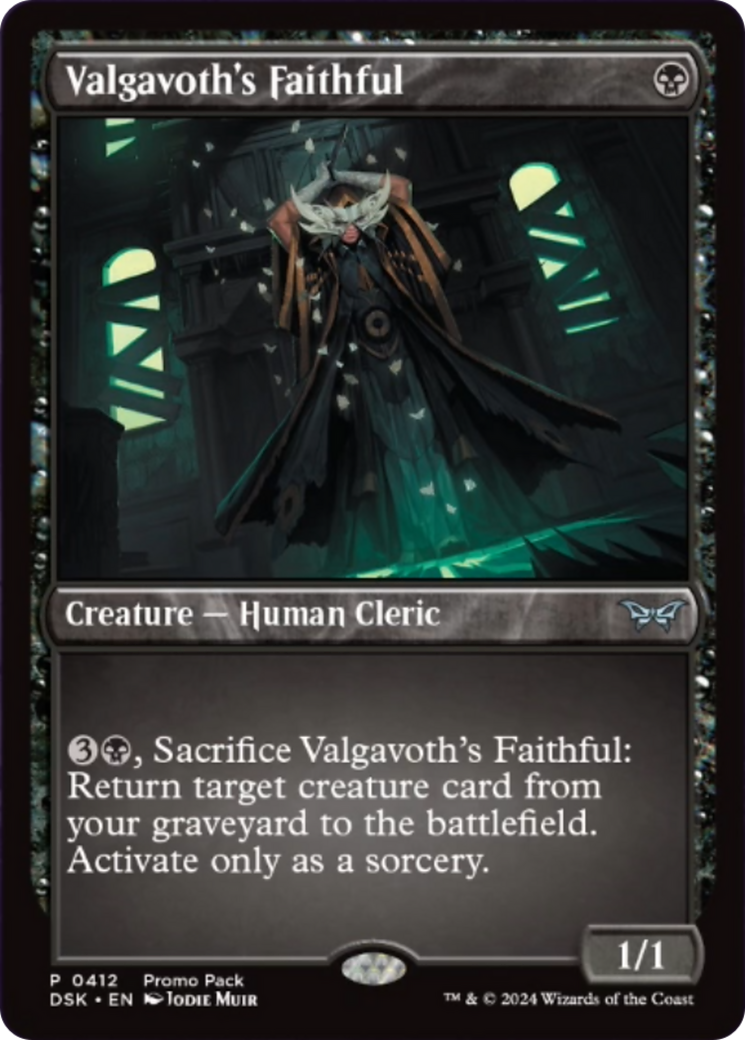 Valgavoth's Faithful (Promo Pack) [Duskmourn: House of Horror Promos]