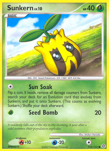 Sunkern (114/132) [Diamond & Pearl: Secret Wonders]