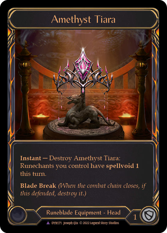 Amethyst Tiara (Marvel) [DYN171] (Dynasty)  Cold Foil