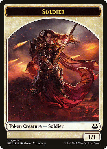 Soldier Token (003/021) [Modern Masters 2017 Tokens]